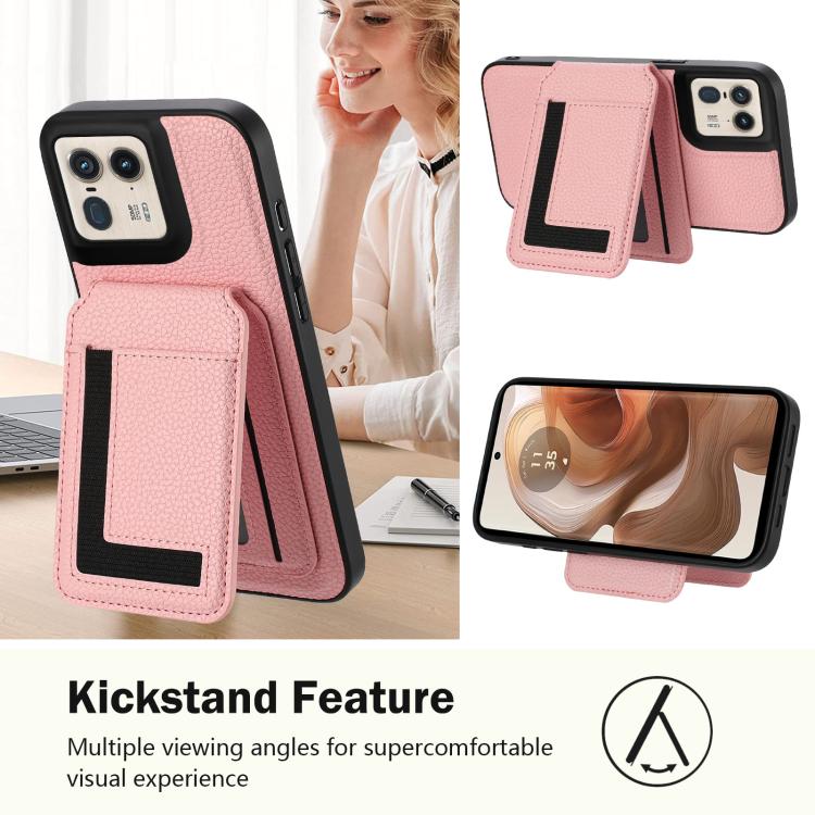 For Motorola Moto X50 Ultra CX01 Detachable Magsafe Magnetic Card Bag Phone Case