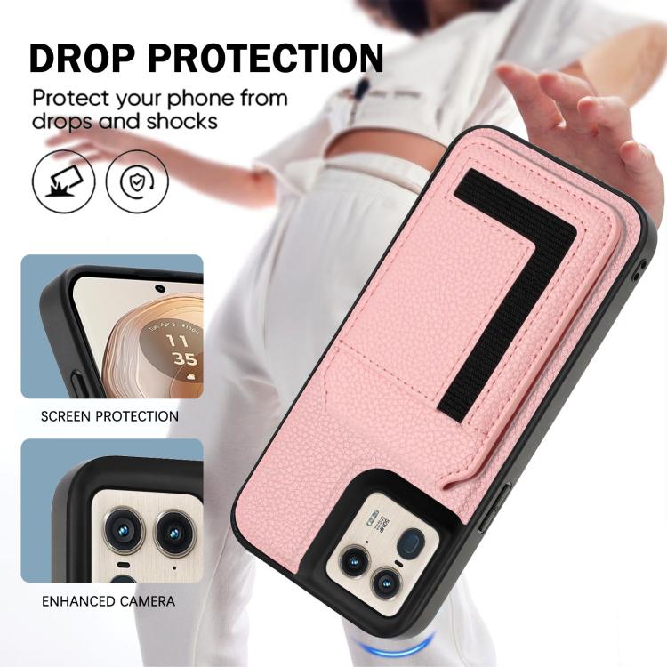 For Motorola Moto X50 Ultra CX01 Detachable Magsafe Magnetic Card Bag Phone Case