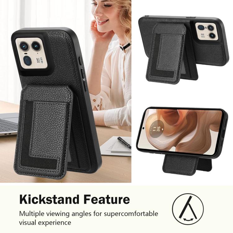 For Motorola Moto X50 Ultra CX01 Detachable Magsafe Magnetic Card Bag Phone Case