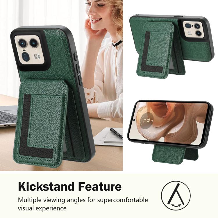 For Motorola Moto X50 Ultra CX01 Detachable Magsafe Magnetic Card Bag Phone Case