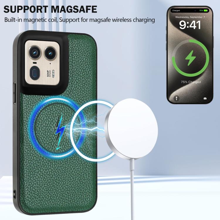 For Motorola Moto X50 Ultra CX01 Detachable Magsafe Magnetic Card Bag Phone Case
