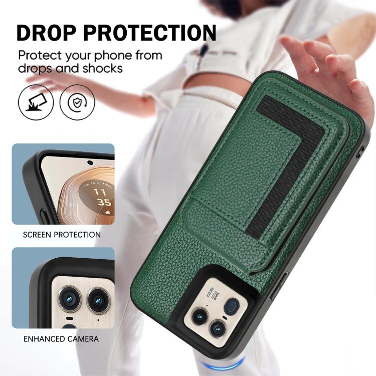 For Motorola Moto X50 Ultra CX01 Detachable Magsafe Magnetic Card Bag Phone Case
