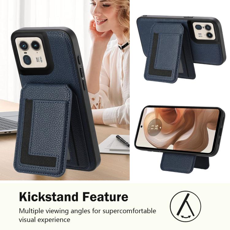 For Motorola Moto X50 Ultra CX01 Detachable Magsafe Magnetic Card Bag Phone Case