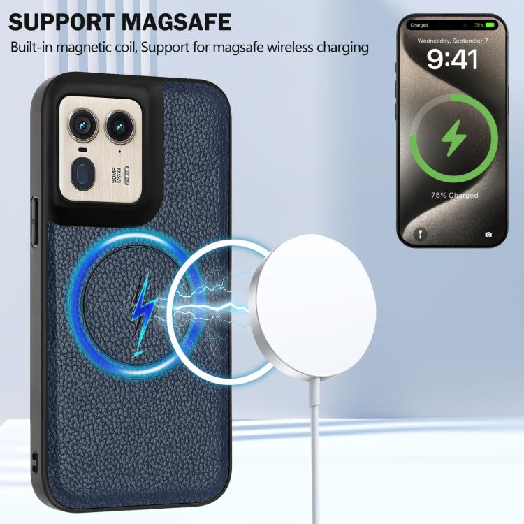 For Motorola Moto X50 Ultra CX01 Detachable Magsafe Magnetic Card Bag Phone Case