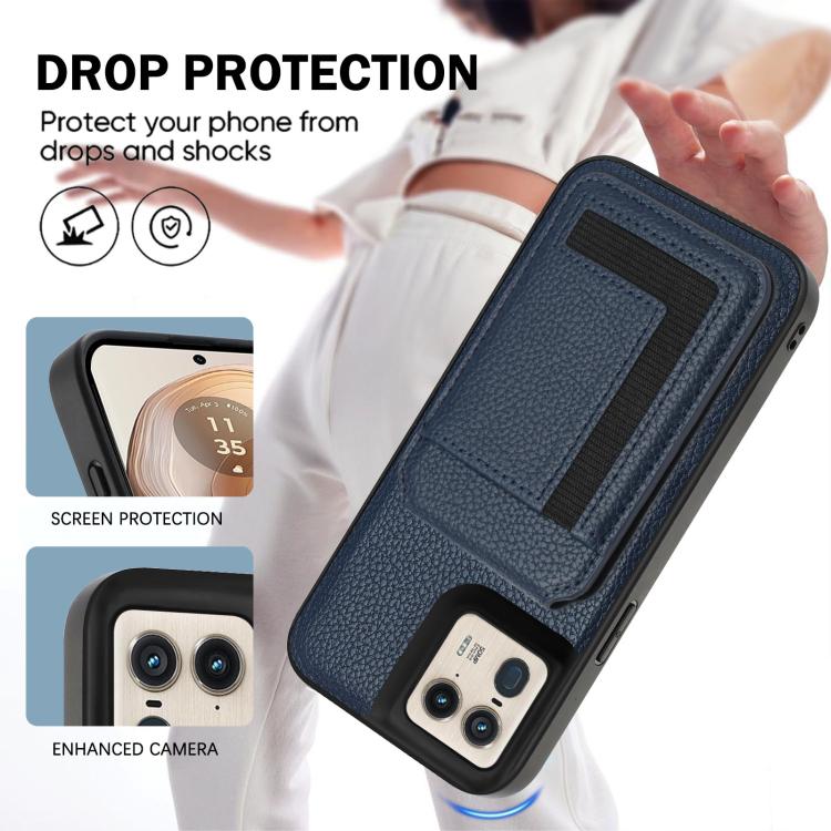 For Motorola Moto X50 Ultra CX01 Detachable Magsafe Magnetic Card Bag Phone Case
