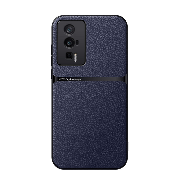 For Redmi K60 / K60 Pro Litchi Leather Magnetic Full Coverage Shockproof Phone Case