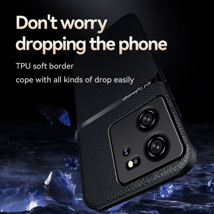 For Redmi K60 Ultra Litchi Leather Magnetic Full Coverage Shockproof Phone Case