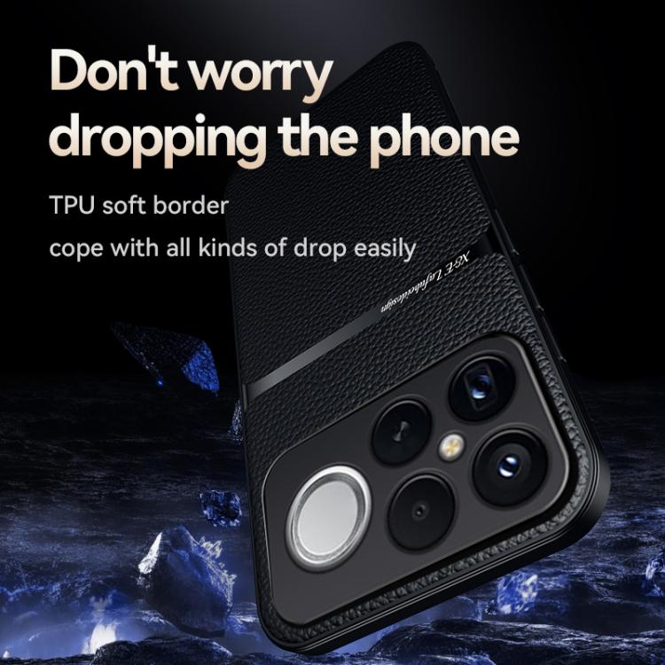 For Redmi K90 Pro Max / Xiaomi Poco F8 Ultra 5G Litchi Leather Magnetic Full Coverage Shockproof Phone Case