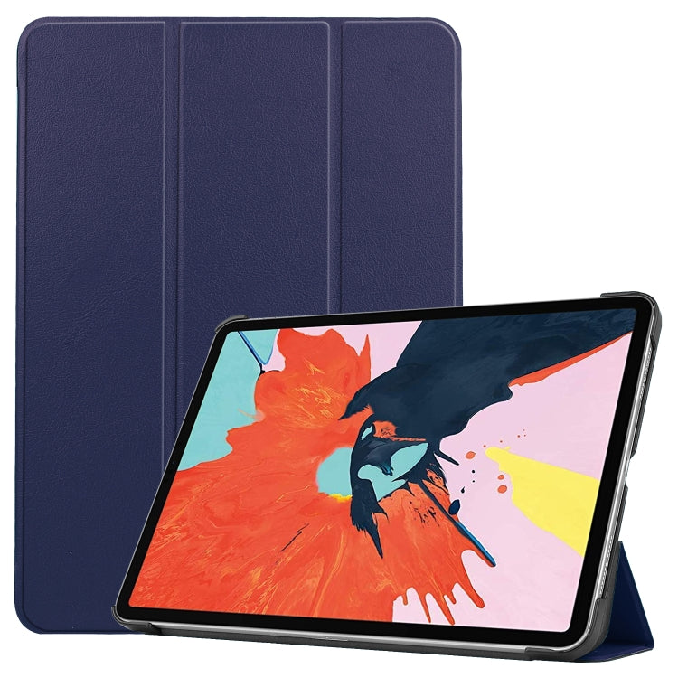 For iPad Air 2022 / 2020 10.9 Custer Texture Horizontal Flip Leather Case with Three-folding Holder & Sleep / Wake-up Function