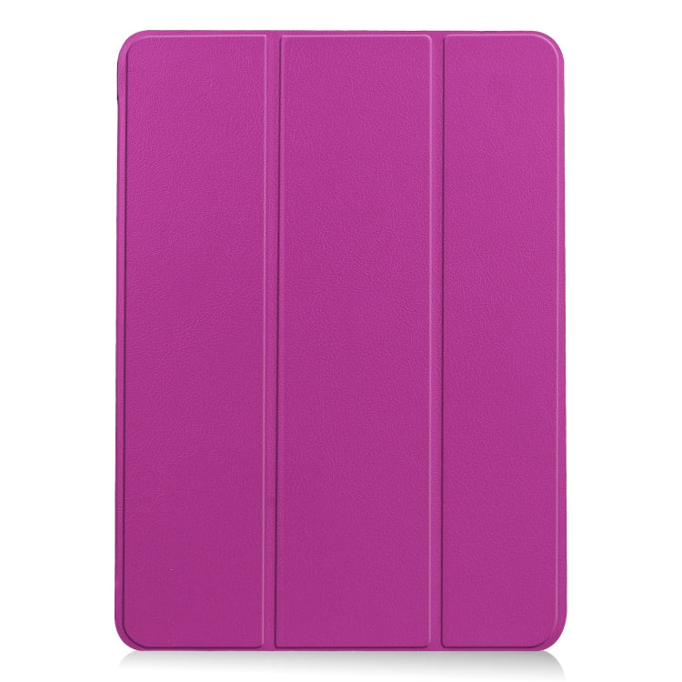For iPad Air 2022 / 2020 10.9 Custer Texture Horizontal Flip Leather Case with Three-folding Holder & Sleep / Wake-up Function