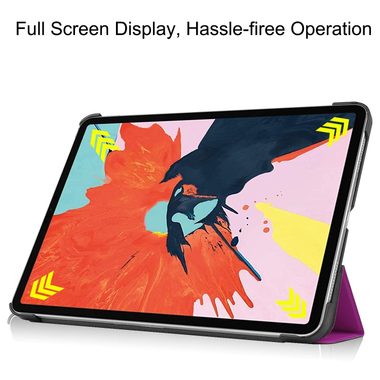 For iPad Air 2022 / 2020 10.9 Custer Texture Horizontal Flip Leather Case with Three-folding Holder & Sleep / Wake-up Function