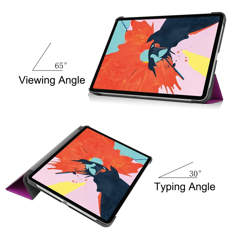 For iPad Air 2022 / 2020 10.9 Custer Texture Horizontal Flip Leather Case with Three-folding Holder & Sleep / Wake-up Function