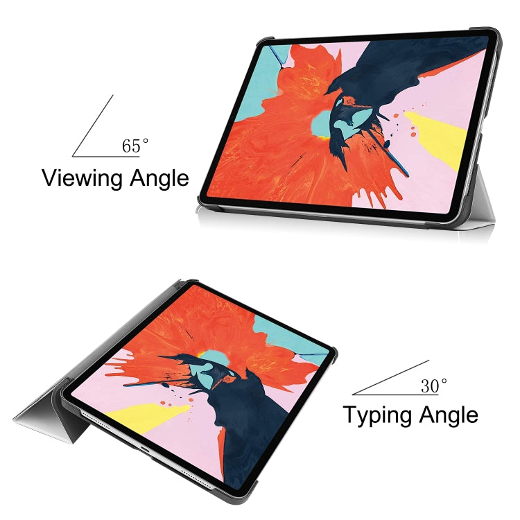 For iPad Air 2022 / 2020 10.9 Custer Texture Horizontal Flip Leather Case with Three-folding Holder & Sleep / Wake-up Function