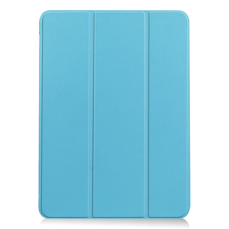 For iPad Air 2022 / 2020 10.9 Custer Texture Horizontal Flip Leather Case with Three-folding Holder & Sleep / Wake-up Function