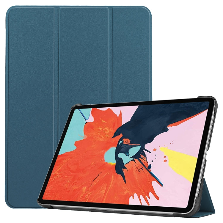 For iPad Air 2022 / 2020 10.9 Custer Texture Horizontal Flip Leather Case with Three-folding Holder & Sleep / Wake-up Function