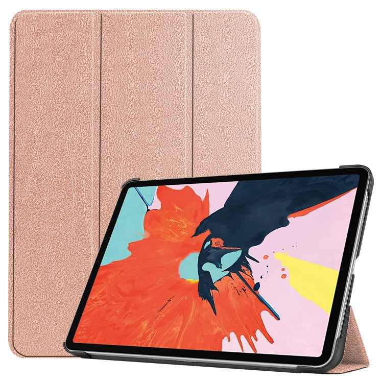 For iPad Air 2022 / 2020 10.9 Custer Texture Horizontal Flip Leather Case with Three-folding Holder & Sleep / Wake-up Function