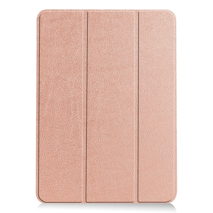 For iPad Air 2022 / 2020 10.9 Custer Texture Horizontal Flip Leather Case with Three-folding Holder & Sleep / Wake-up Function
