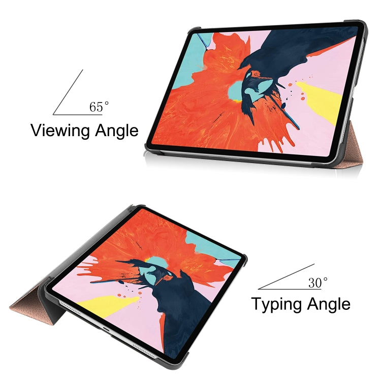 For iPad Air 2022 / 2020 10.9 Custer Texture Horizontal Flip Leather Case with Three-folding Holder & Sleep / Wake-up Function
