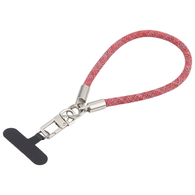 Pearl Silver Metal Buckle Phone Wrist Strap Phone Short Lanyard