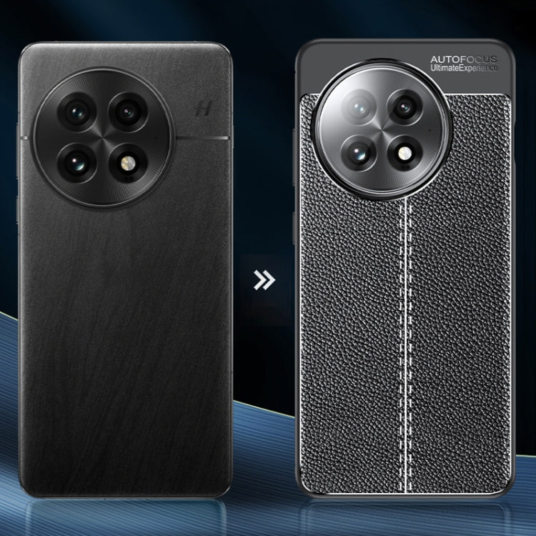 For OnePlus Ace 5 / 5 Pro Litchi Texture Shockproof TPU Phone Case - Black