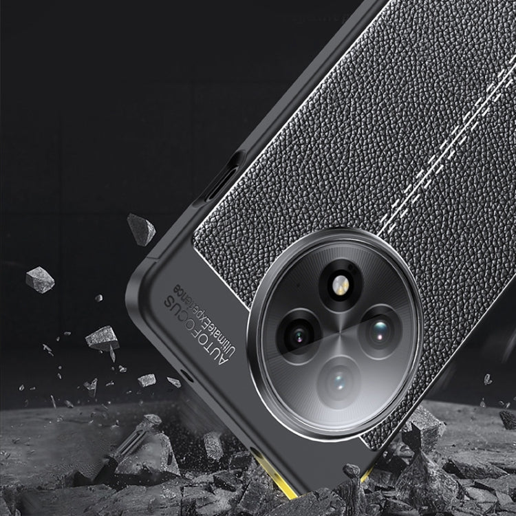 For OnePlus Ace 5 / 5 Pro Litchi Texture Shockproof TPU Phone Case - Black