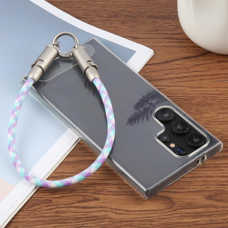 Type-C to Type-C Data Charging Cable Wrist Strap Phone Short Lanyard