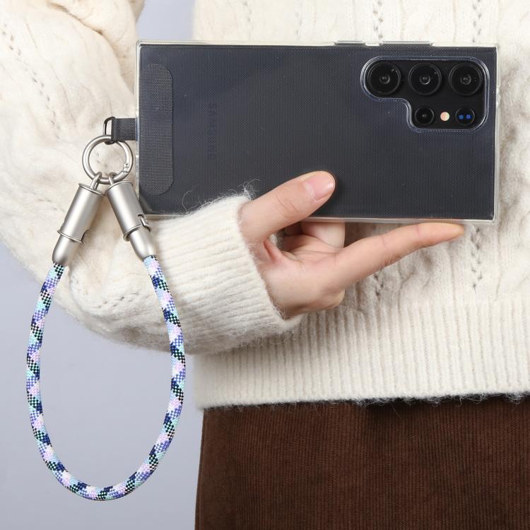 Type-C to Type-C Data Charging Cable Wrist Strap Phone Short Lanyard
