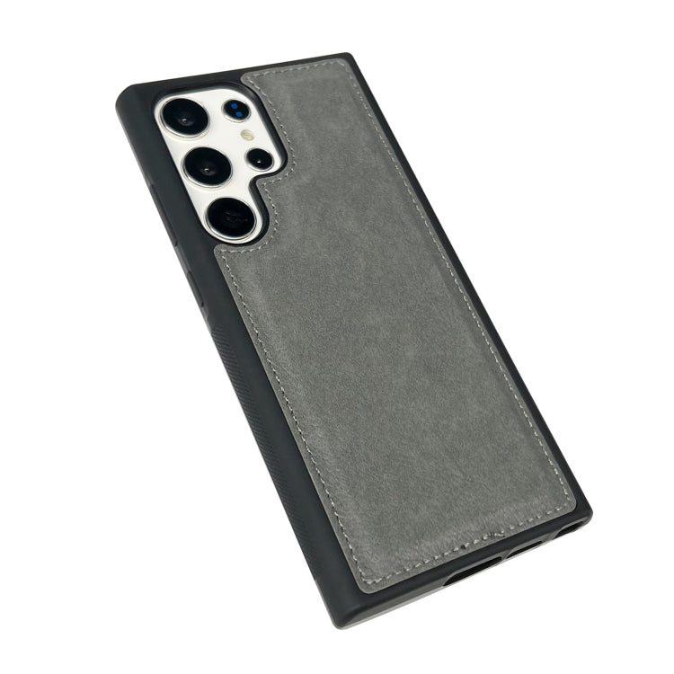 For Samsung Galaxy S25 Ultra 5G Cowhide Texture Back Cover Phone Case