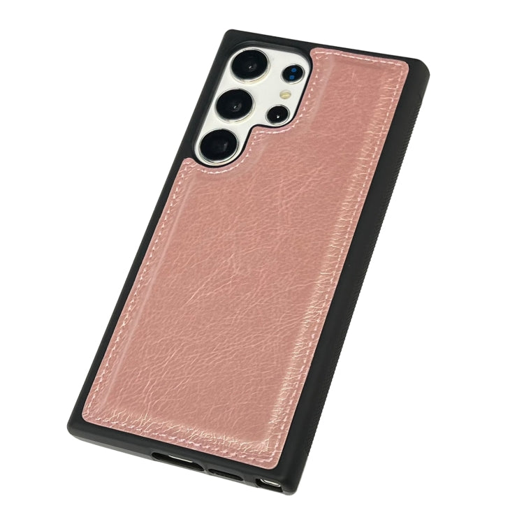 For Samsung Galaxy S25 Ultra 5G Cowhide Texture Back Cover Phone Case