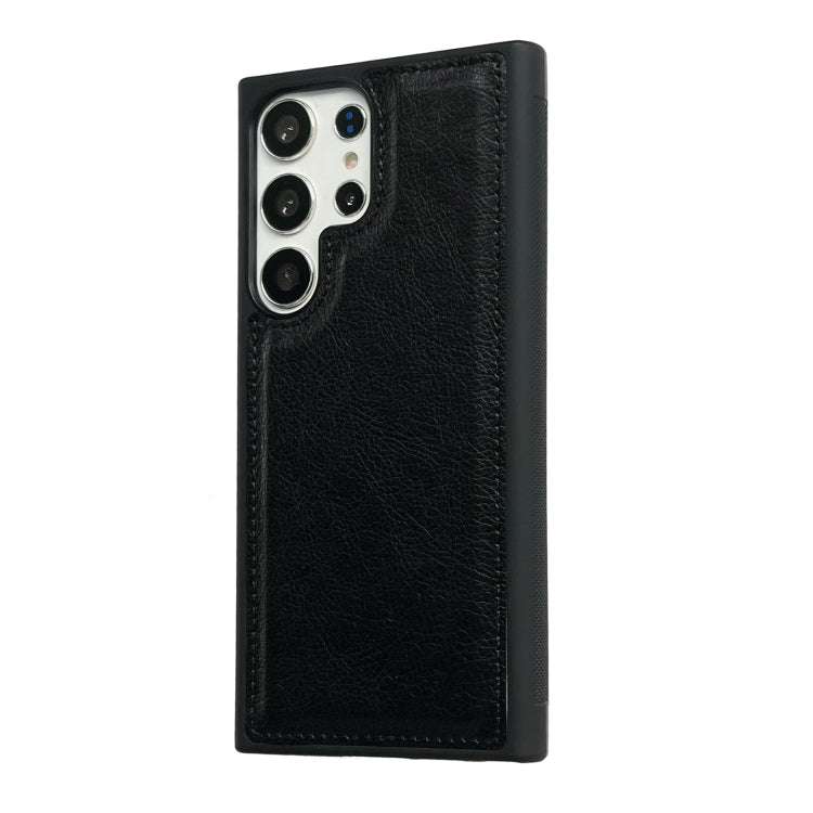 For Samsung Galaxy S25 5G Cowhide Texture Back Cover Phone Case
