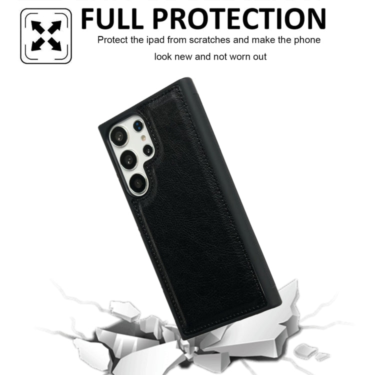 For Samsung Galaxy S25 5G Cowhide Texture Back Cover Phone Case