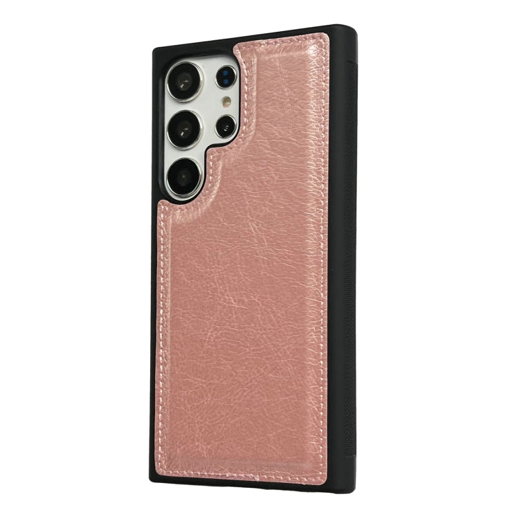 For Samsung Galaxy S25 5G Cowhide Texture Back Cover Phone Case