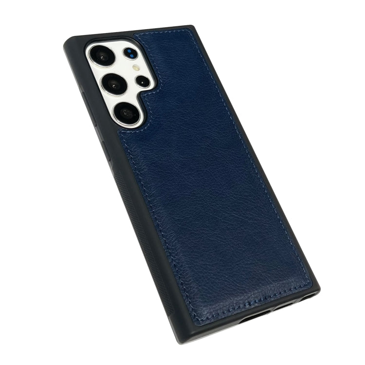For Samsung Galaxy S25 5G Cowhide Texture Back Cover Phone Case