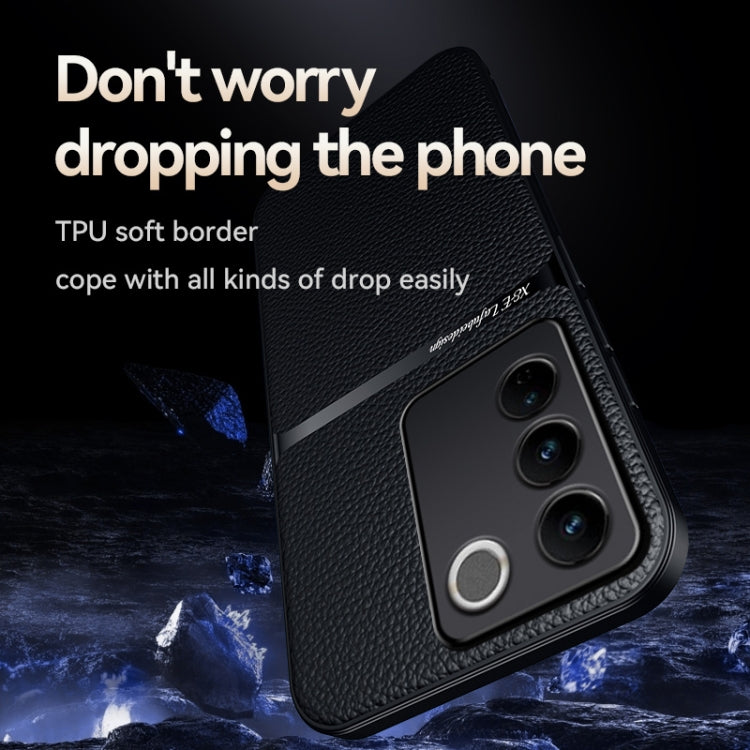 For vivo S16 / S16 Pro Litchi Leather Magnetic Full Coverage Shockproof Phone Case
