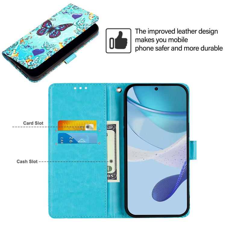 For Redmi Note 14 Pro / 14 Pro+ 5G Global Colored Drawing Pattern Plain Weave Leather Phone Case