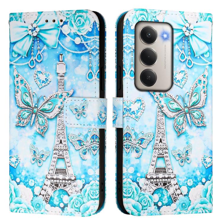 For Redmi 15 5G Global / 15 4G SEA 169mm Colored Drawing Pattern Plain Weave Leather Phone Case