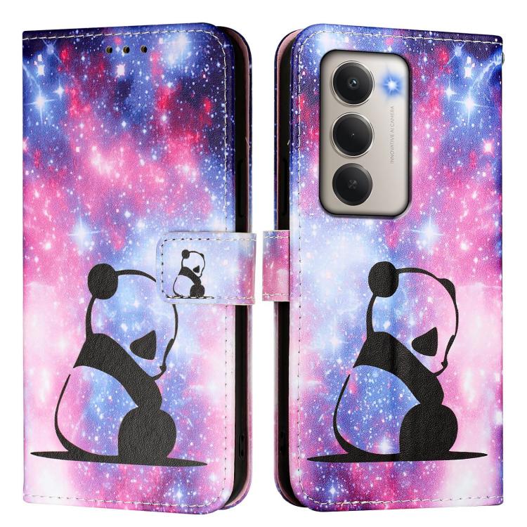 For Redmi 15 5G Global / 15 4G SEA 169mm Colored Drawing Pattern Plain Weave Leather Phone Case