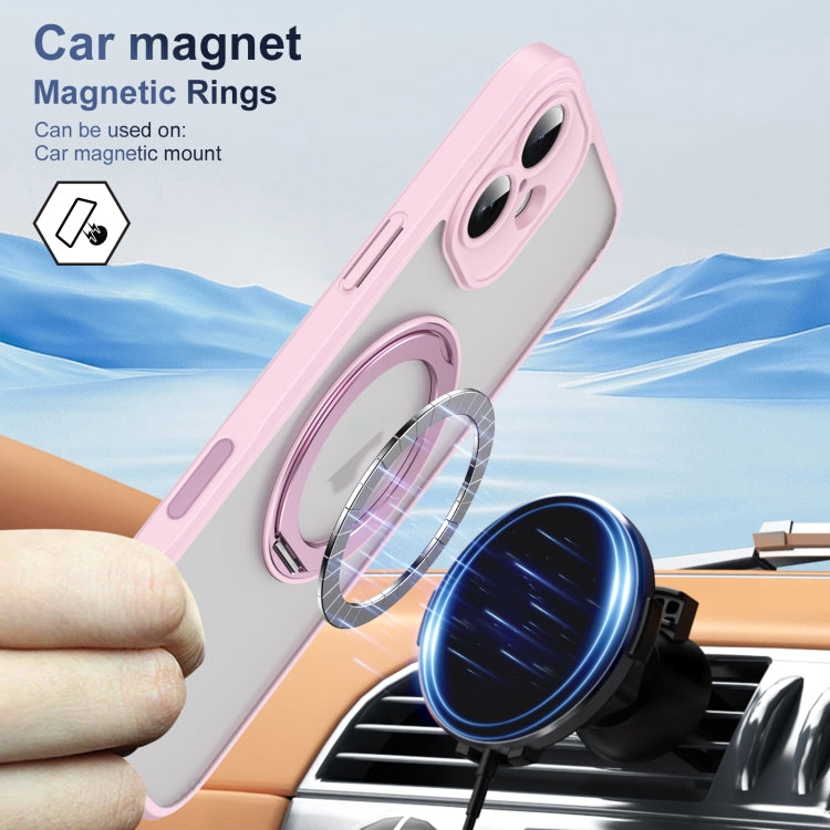 For iPhone 16 Translucent Frosted MagSafe Phone Case with AI Button