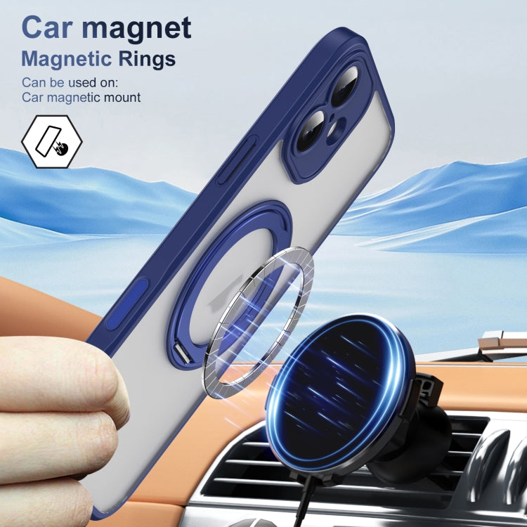 For iPhone 16 Translucent Frosted MagSafe Phone Case with AI Button