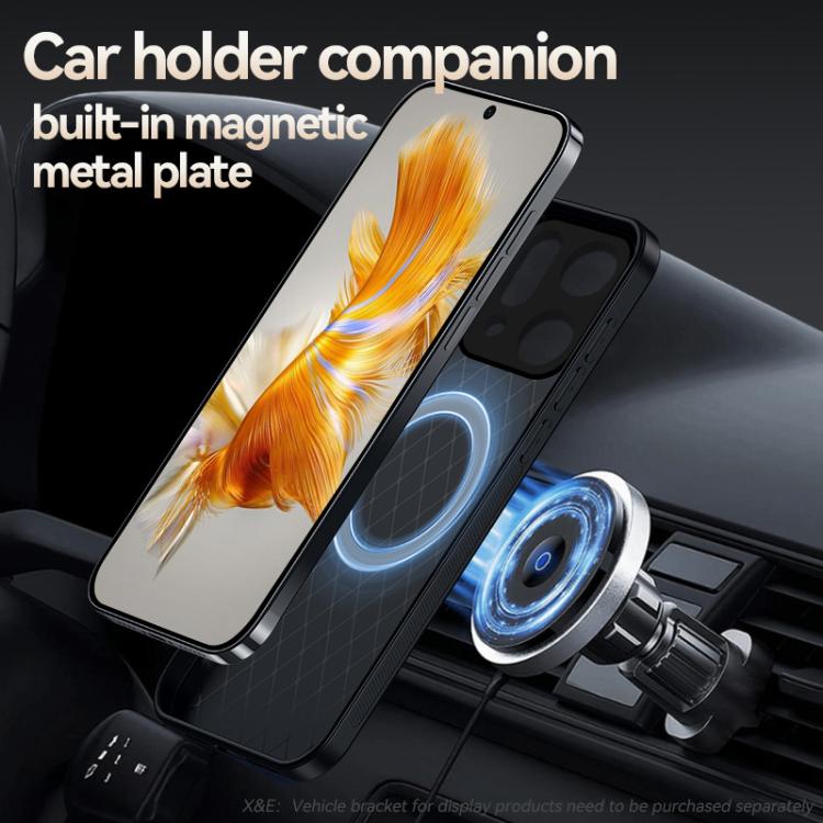 For OPPO  Reno14 Global Litchi Leather Magnetic Full Coverage Shockproof Phone Case