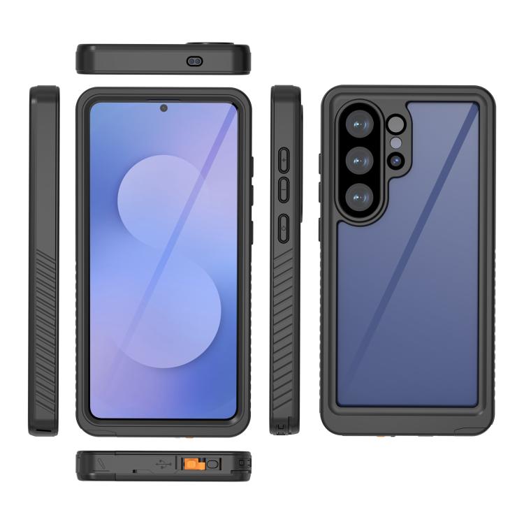 For Samsung Galaxy S26 Ultra 5G RedPepper Shockproof IP68 Waterproof PC Hybrid TPU Phone Case - Black