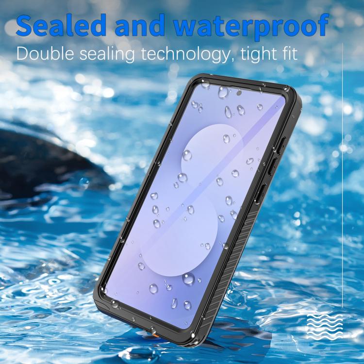 For Samsung Galaxy S26 Ultra 5G RedPepper Shockproof IP68 Waterproof PC Hybrid TPU Phone Case - Black