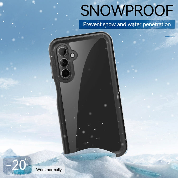 For Samsung Galaxy A16 5G / 4G RedPepper IP68 Waterproof PC Hybrid TPU Phone Case - Black
