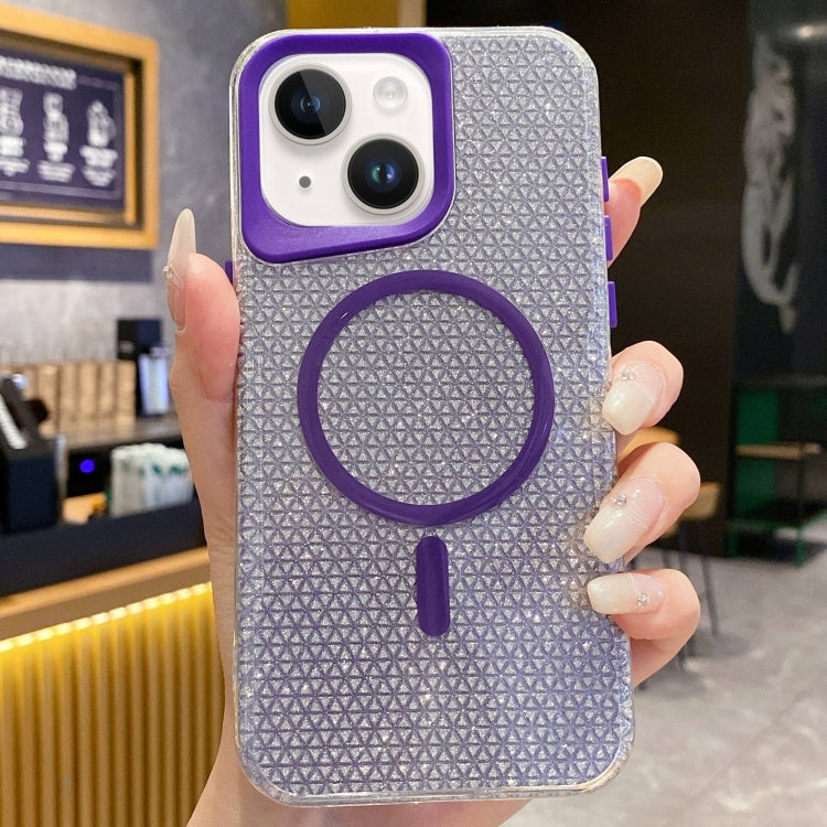 For iPhone 14 Blade Glitter MagSafe Phone Case