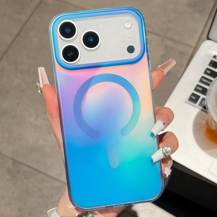 For iPhone 17 Pro Ink Gen2 Gradient MagSafe PC Hybrid TPU Phone Case