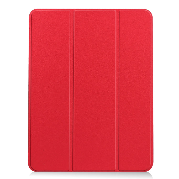 For iPad Air 2022 / 2020 10.9 Custer Texture TPU Horizontal Flip Leather Case with Sleep / Wake-up Function & Three-folding Holder & Pen Slot