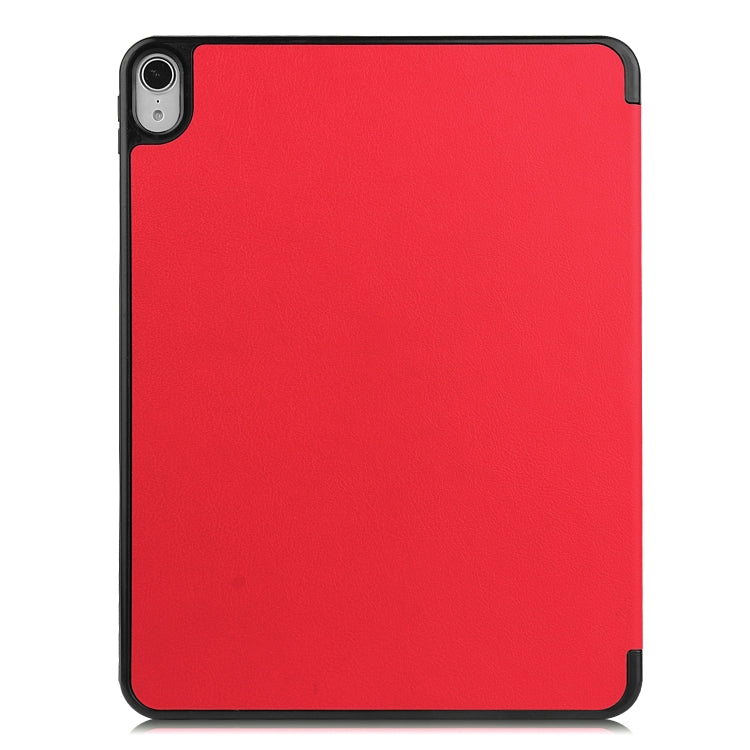 For iPad Air 2022 / 2020 10.9 Custer Texture TPU Horizontal Flip Leather Case with Sleep / Wake-up Function & Three-folding Holder & Pen Slot