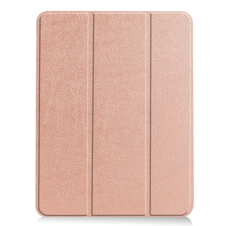 For iPad Air 2022 / 2020 10.9 Custer Texture TPU Horizontal Flip Leather Case with Sleep / Wake-up Function & Three-folding Holder & Pen Slot