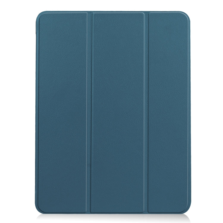 For iPad Air 2022 / 2020 10.9 Custer Texture TPU Horizontal Flip Leather Case with Sleep / Wake-up Function & Three-folding Holder & Pen Slot