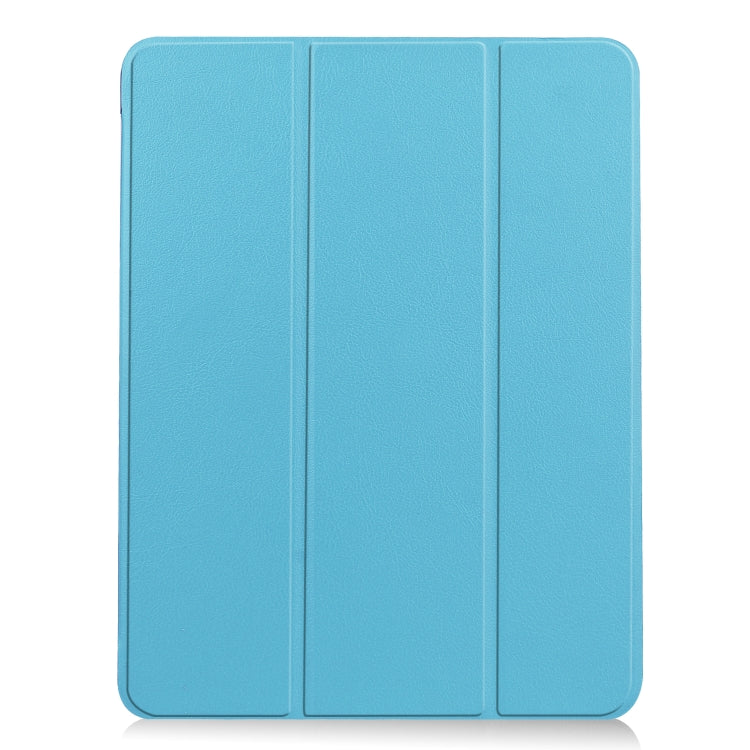 For iPad Air 2022 / 2020 10.9 Custer Texture TPU Horizontal Flip Leather Case with Sleep / Wake-up Function & Three-folding Holder & Pen Slot
